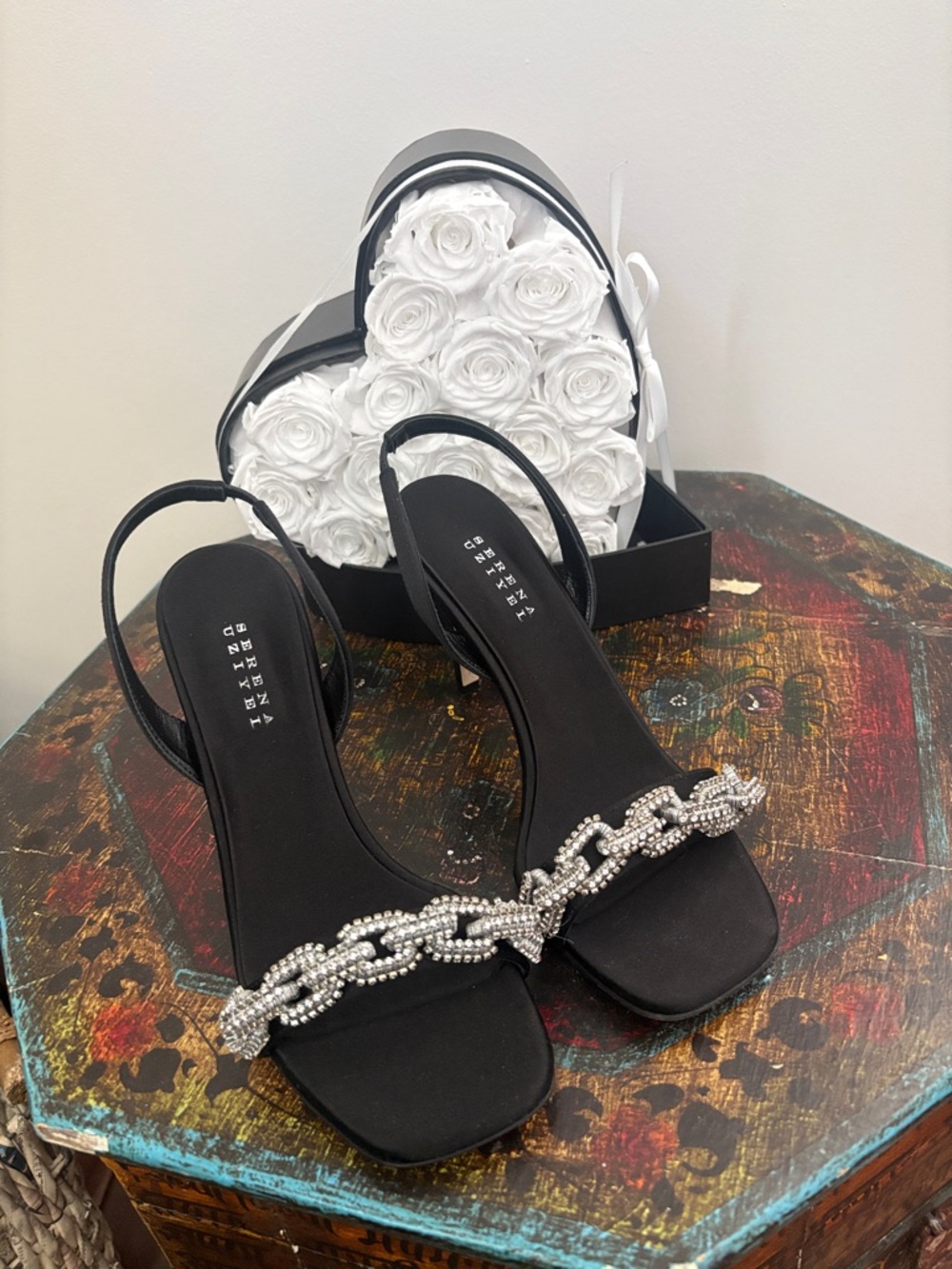 Serena Uziyel Catena Notte Black Glam High Heel